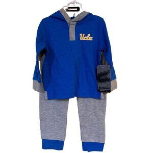 California UCLA Bruins Colosseum Henley Hoodie Pants Outfit Set Infant 6-12 M Ne